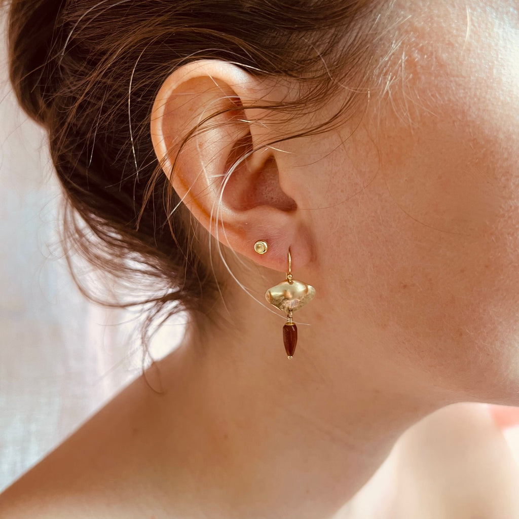 Katia 14K Goldfilled Ear Hook w. Jasper