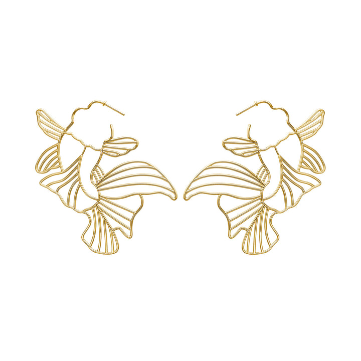 Koi Gold Plated Earrings