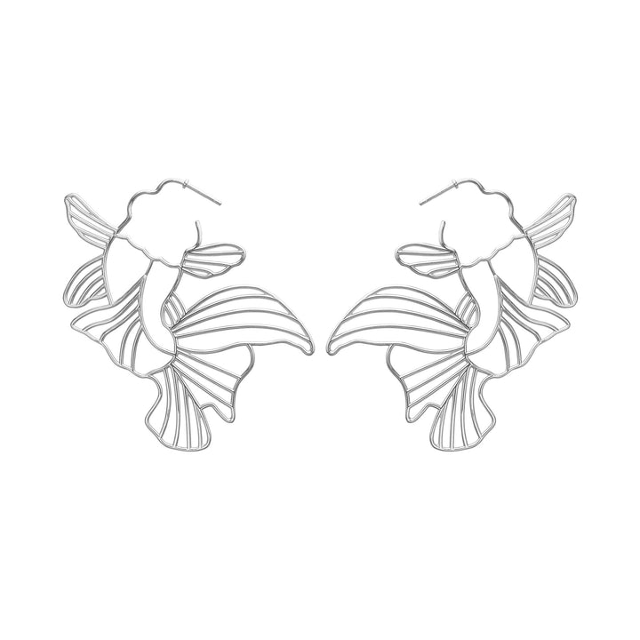 Koi Silver Earrings