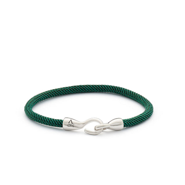Maritime Green Silver Bracelet