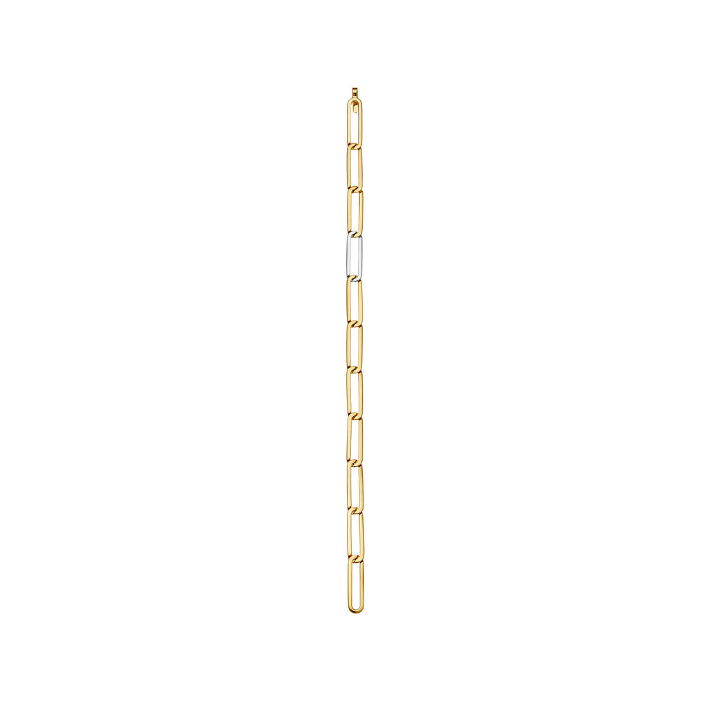 Inhaling Him Small Gold Plated Bracelet