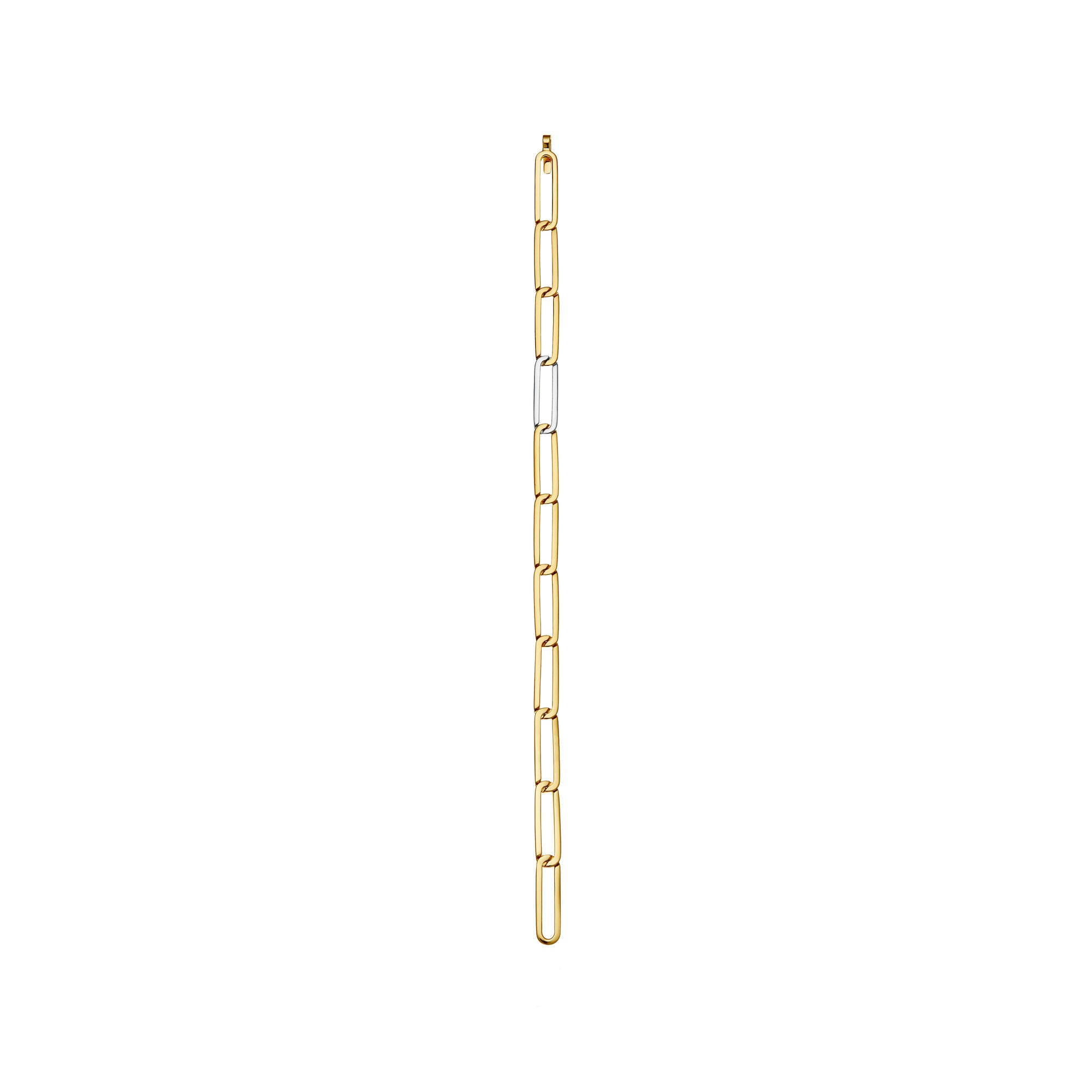 Inhaling Him Armreif aus 18K Gold & Silber