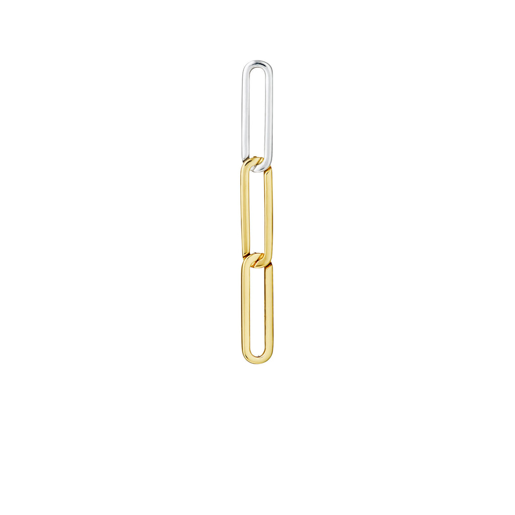 The Sigh III Ohrringe aus 18K Gold & Silber