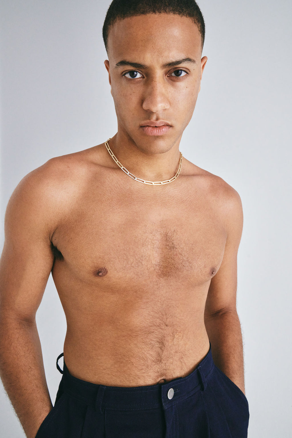 Exhaling her 18K Sølv, Guld Halskæde