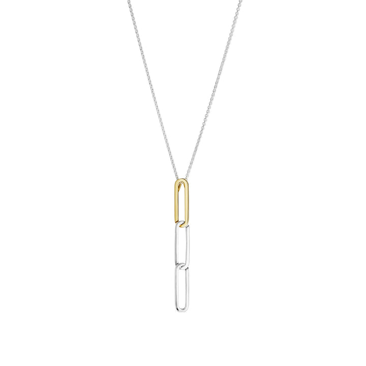 The breath 18K Silver & Gold Pendant