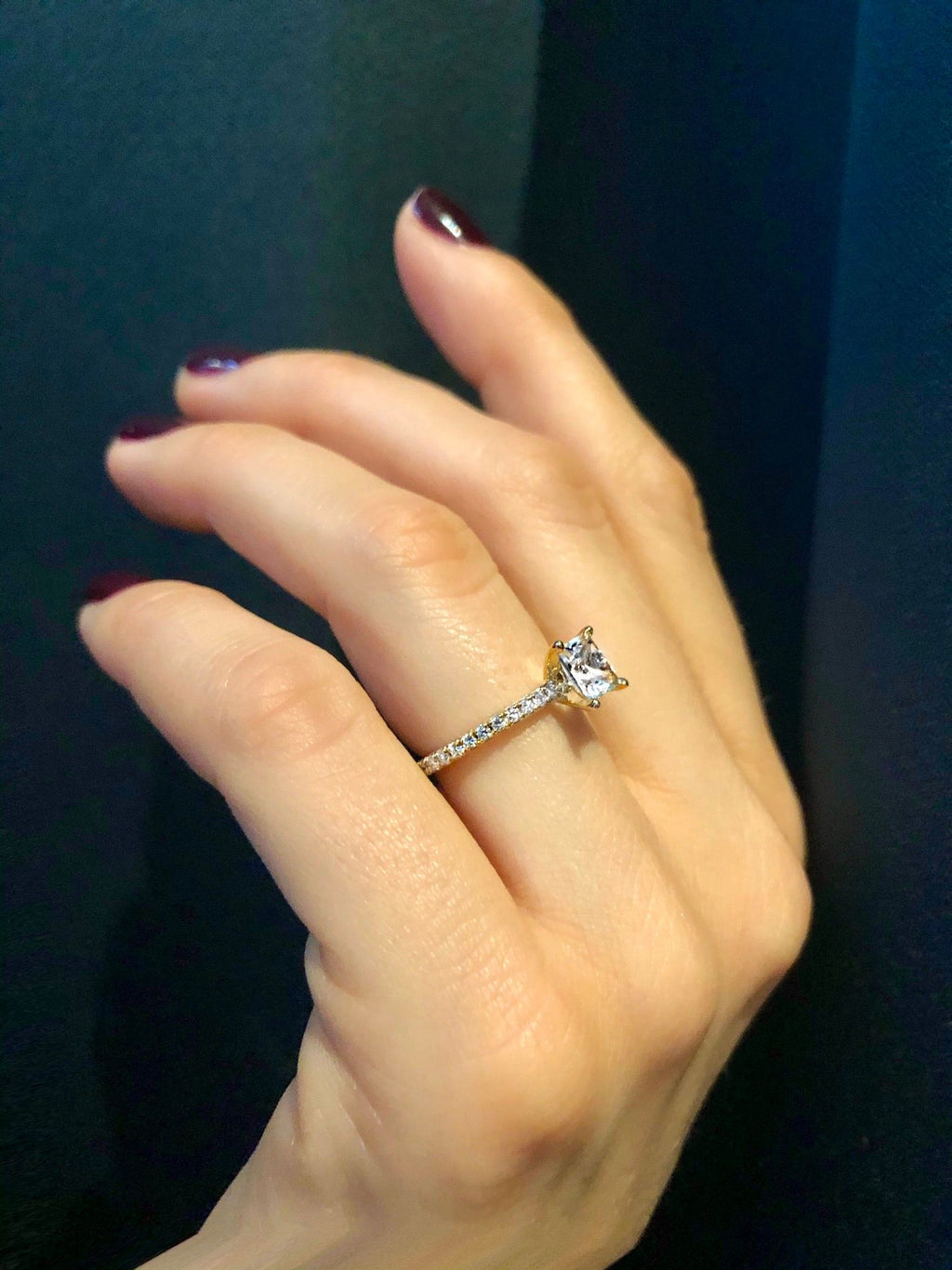 Firenze Engagement Ring Gold, White