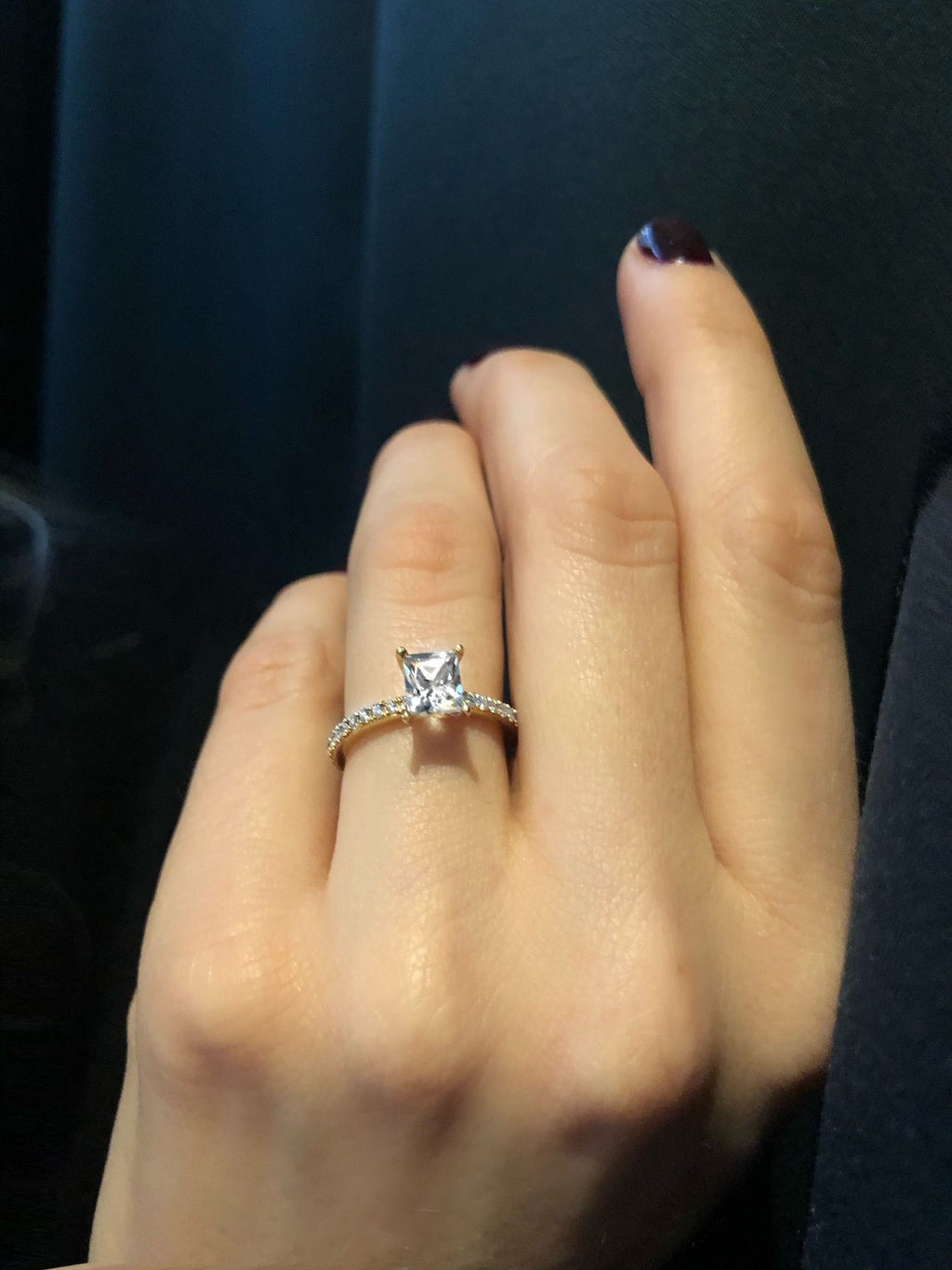 Firenze Engagement Ring Gold, White