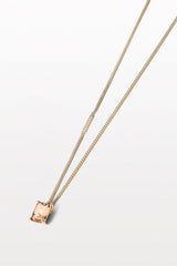 Lustre 01 18K Gold Necklace w. Morganite