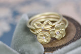 Giselle 18K Guld Ring m. Diamant