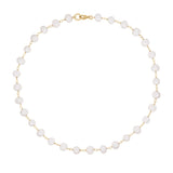 Perlen Choker I Vergoldete Halskette mit Perlen