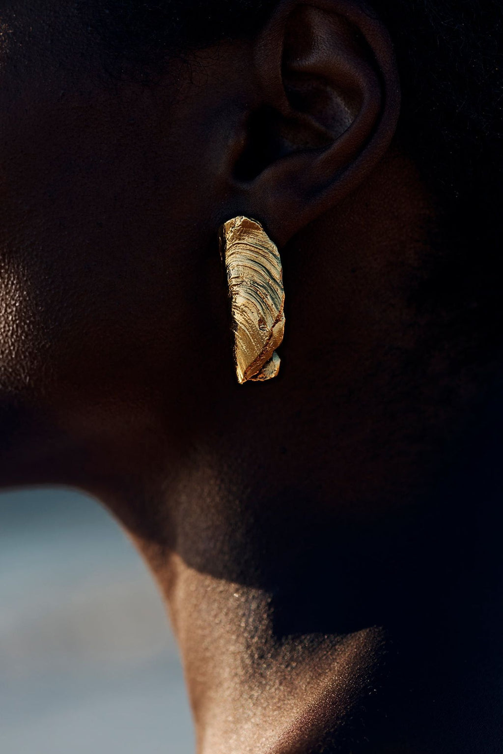 The Shell Gold Plated Earring