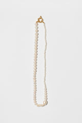 The Small Pearl Variation Gold Plated Necklace w. Pearls