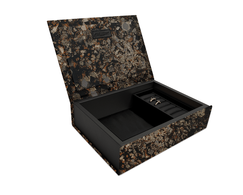 Limited Edition Stoff Sediment Schmuckbox I Groß