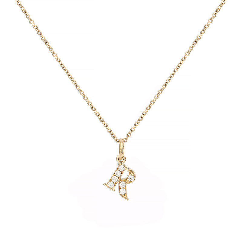 Buy Gold Plated R Sparkle Pendant Necklace - Accessorize India
