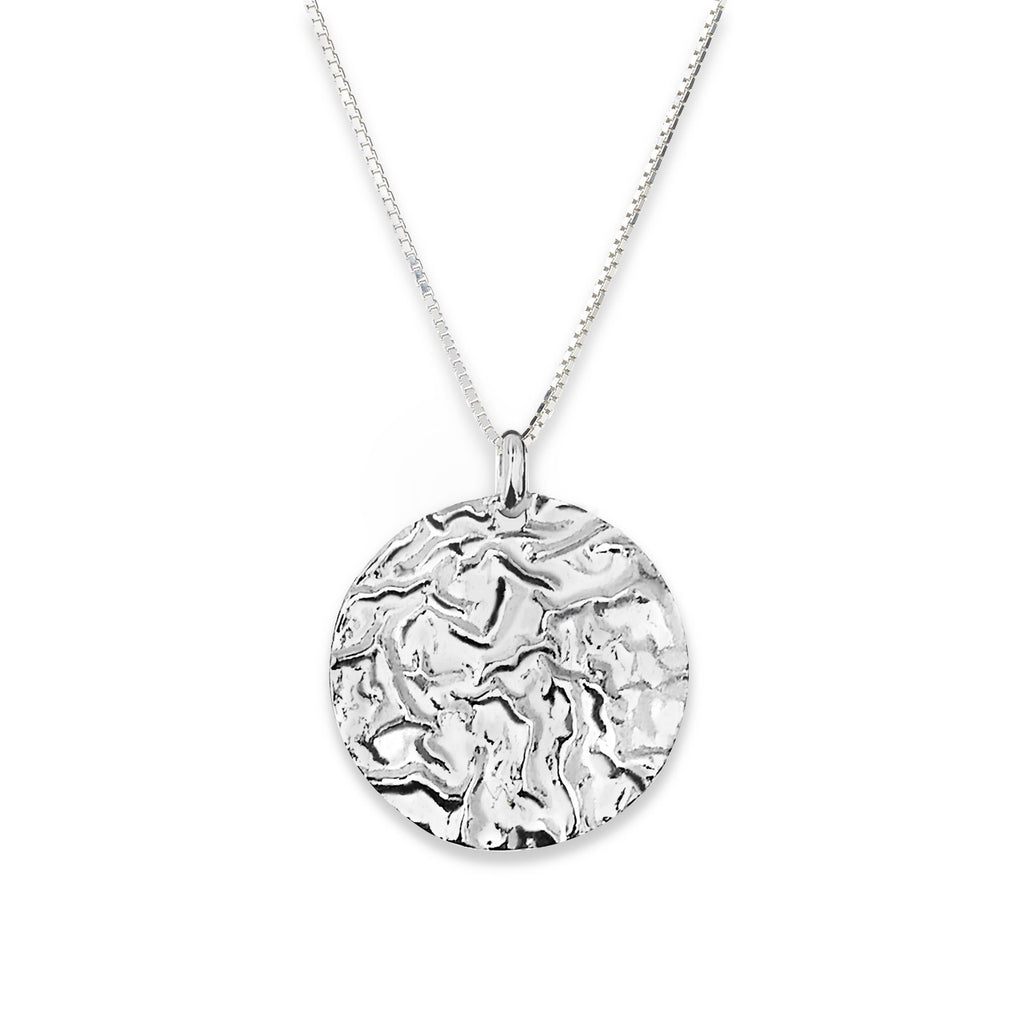 Lucky Coin Silver Necklace