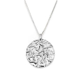 Lucky Coin Silver Necklace