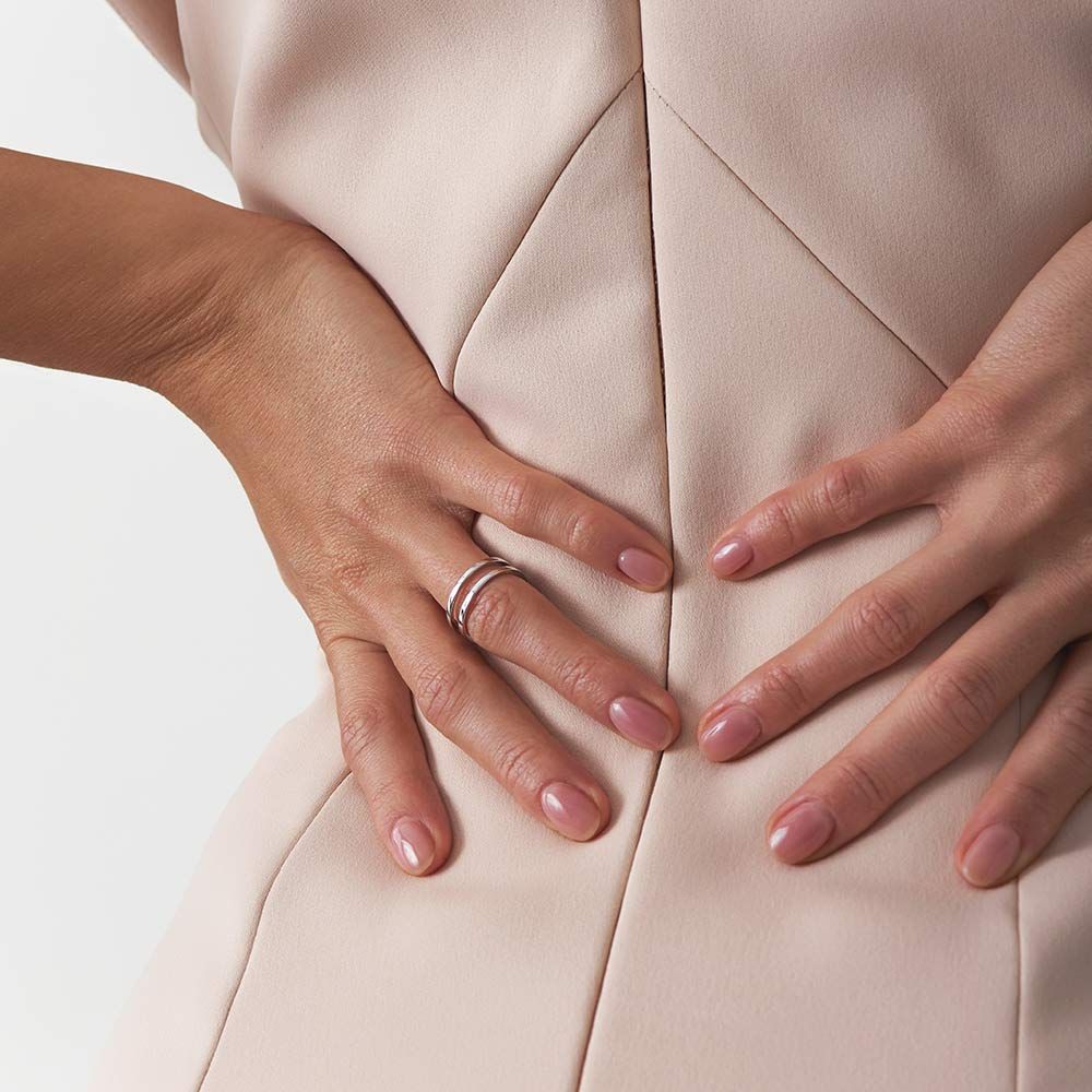 Unisex U 18K Whitegold Ring