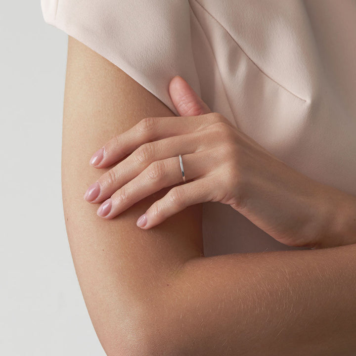 Unisex I 18K Whitegold Ring