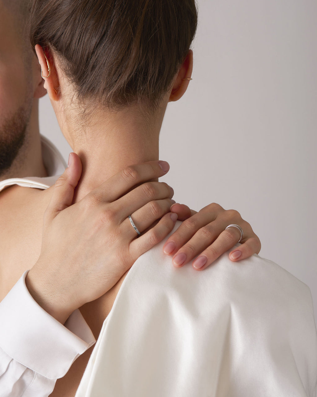 Unisex I 18K Whitegold Ring