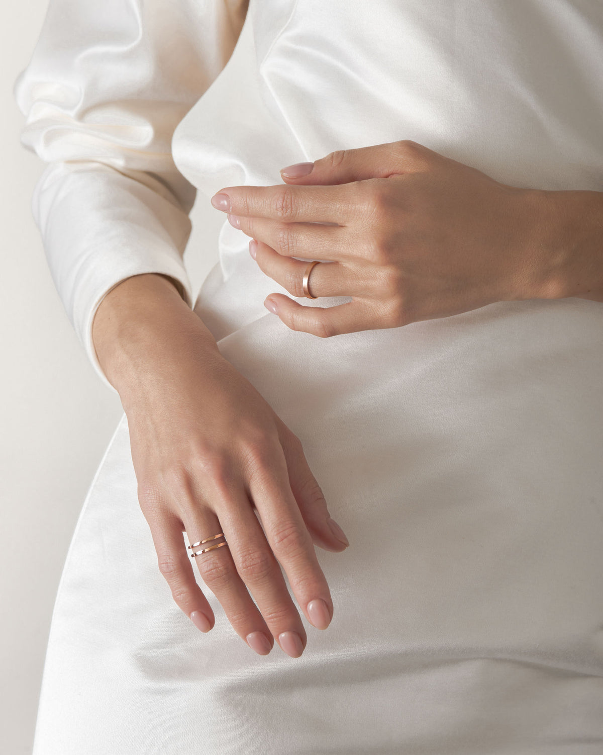 Unisex I Matt 18K Rosegold Ring