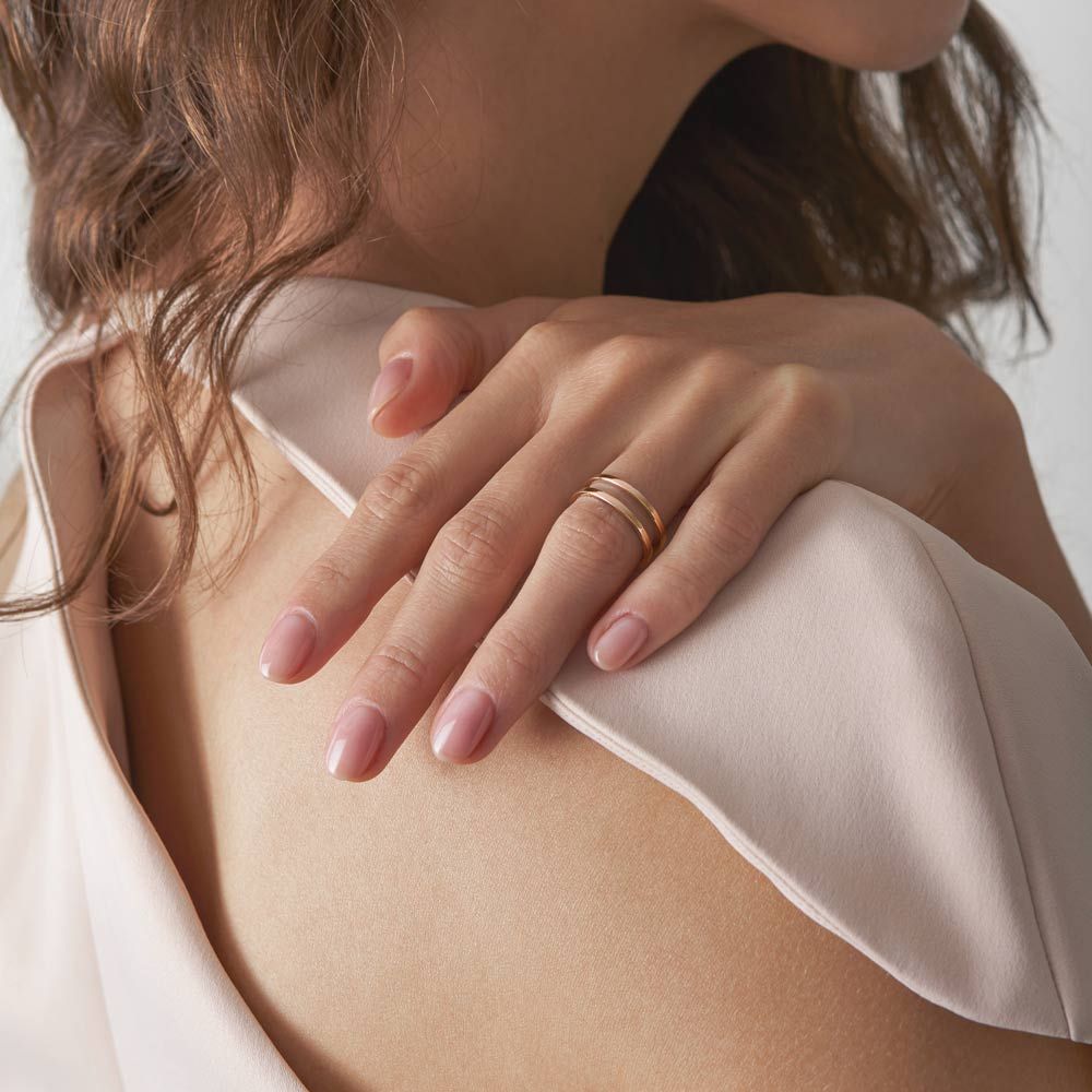 Unisex U 18K Rosegold Ring