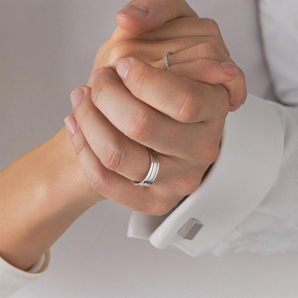 Unisex We 18K Hvidguld Ring