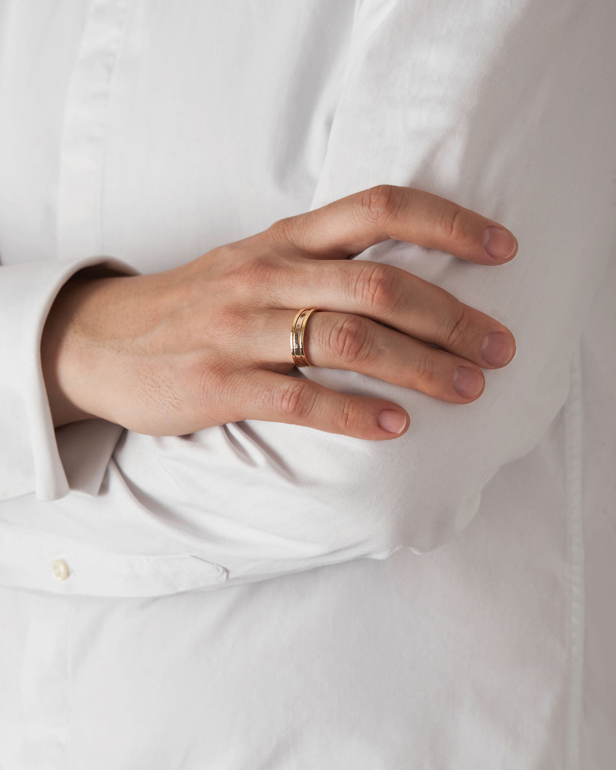 Unisex We 18K Rosegold & Gold Ring