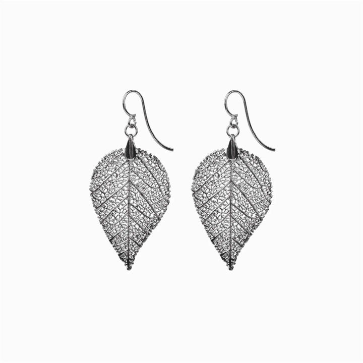 MEIA Black Gold Plated Earrings