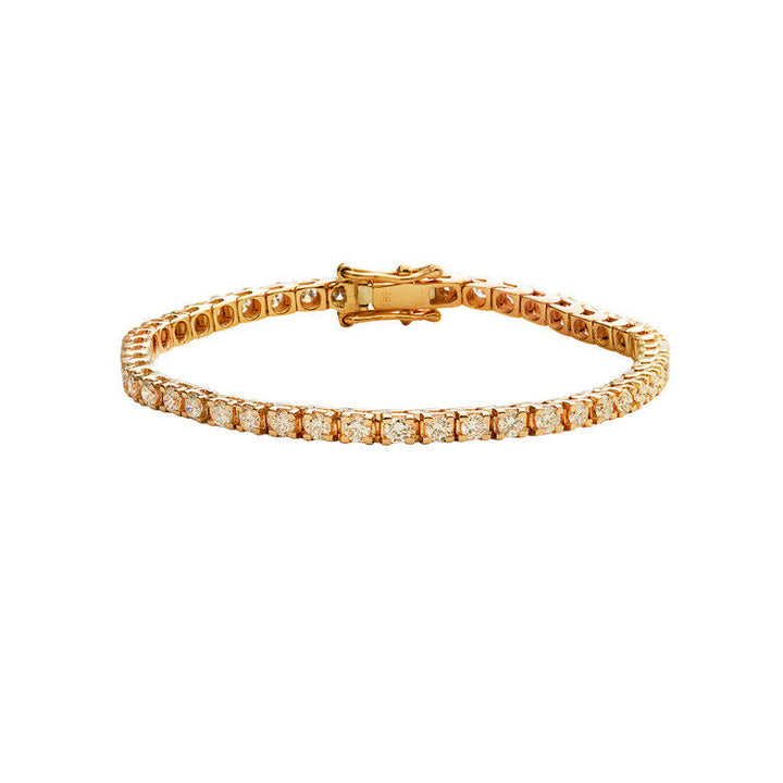 Tennis Bracelet Gold, White