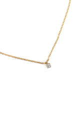 Minibox 18K Gold Necklace w. Diamond