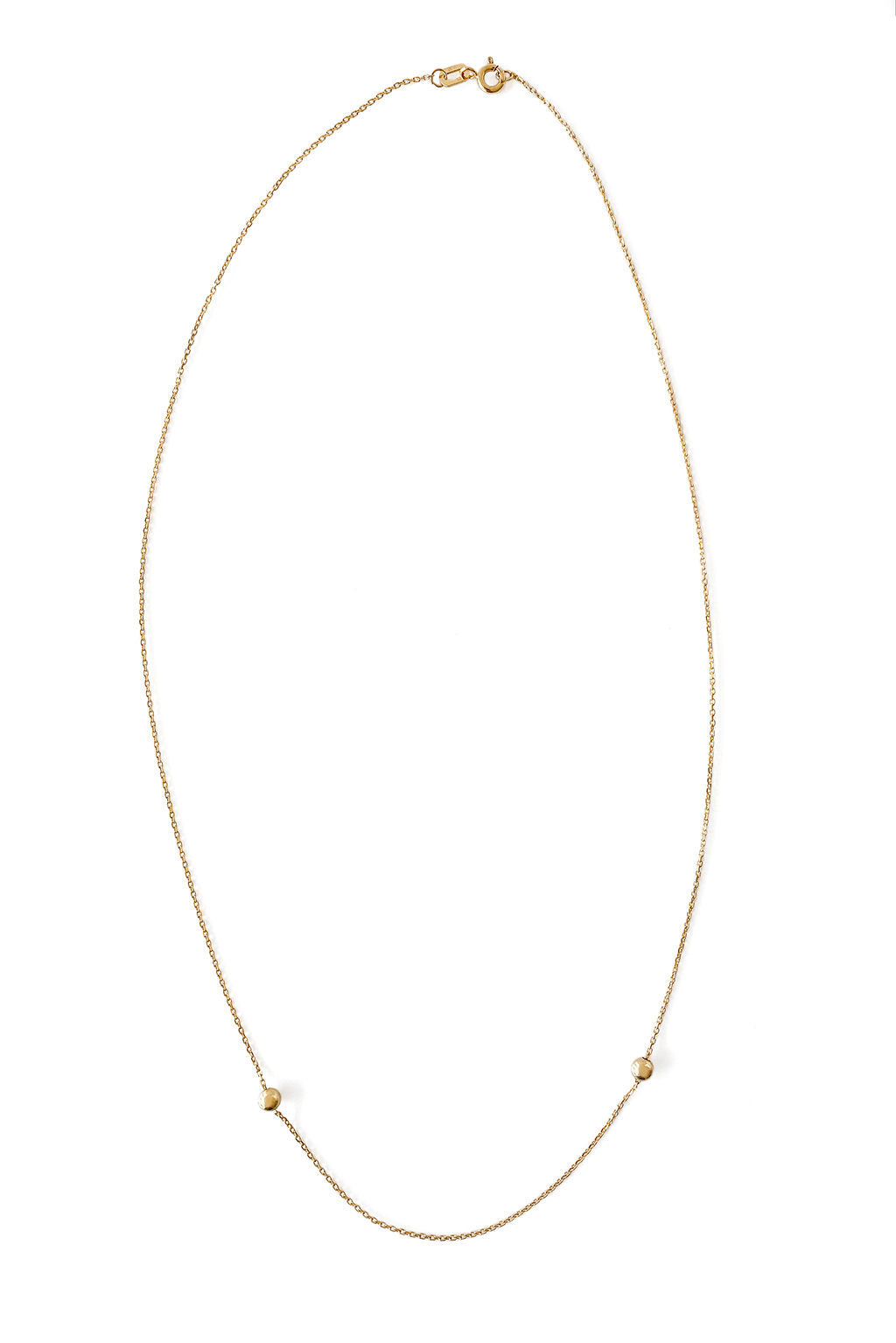Mini Spheres 18K Gold Necklace