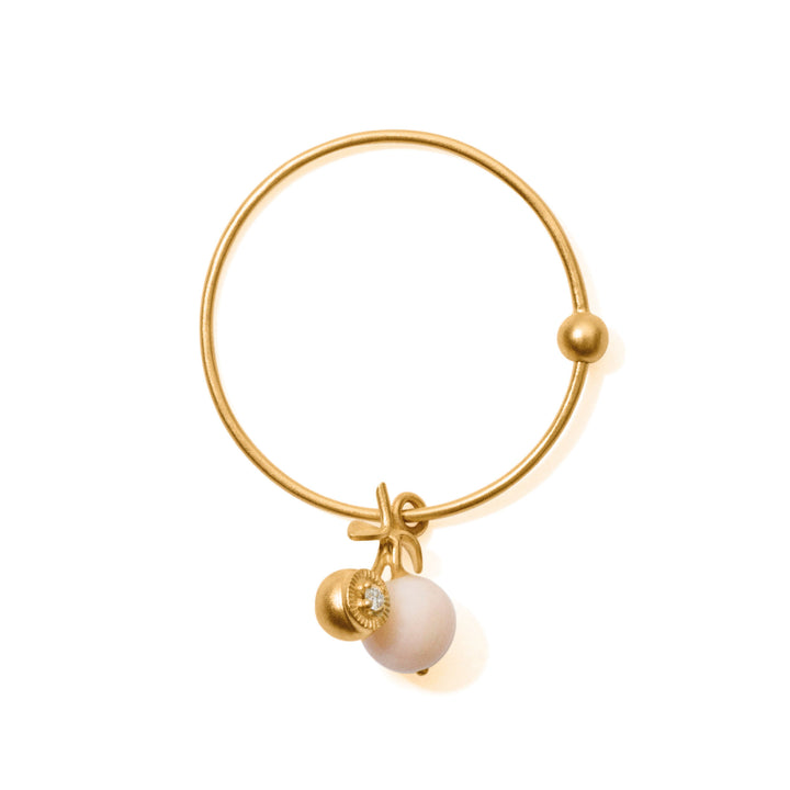 Miss Echerry Four Earring Gold Diamond Pink Coral