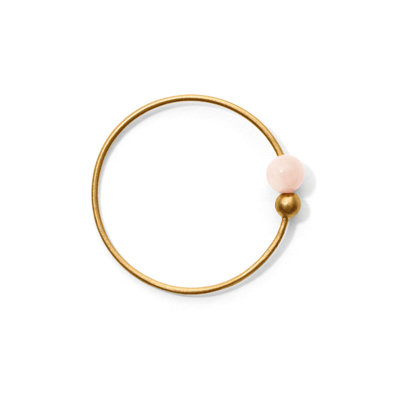 Miss Elly Four Earring Gold Pink Coral