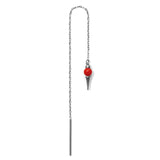 Miss Elsia Grey Earring Red Coral