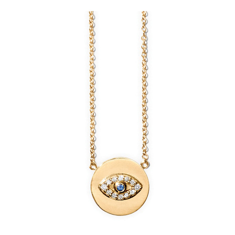 Miss Nee Gold Diamond Sapphire Necklace
