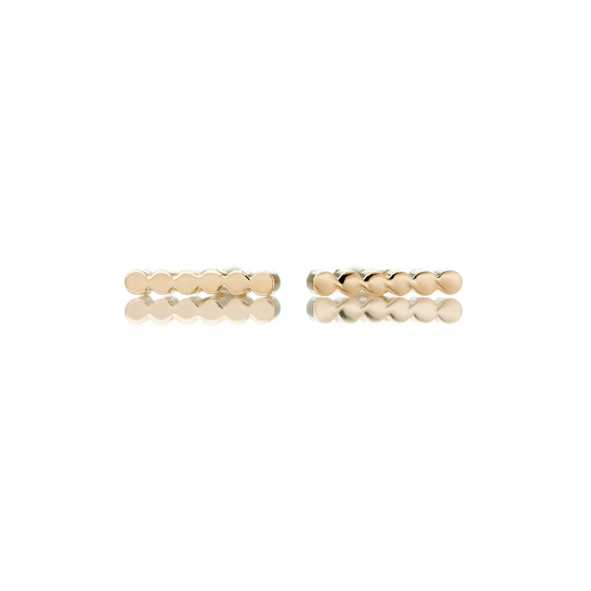 MIST Fan DayIight Ohrstecker 14K Gold