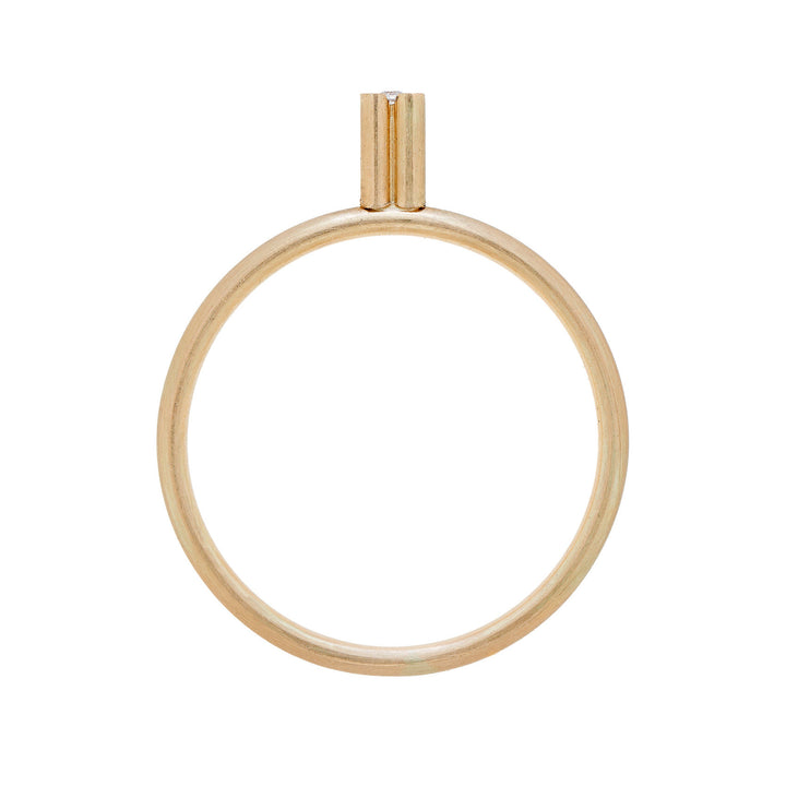 MIST Diamond Cocktail 14K Gold Ring w. Diamond