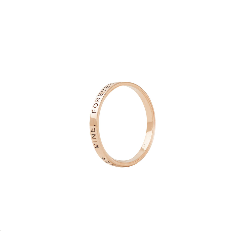 Unisex I Matt 18K Rosegold Ring