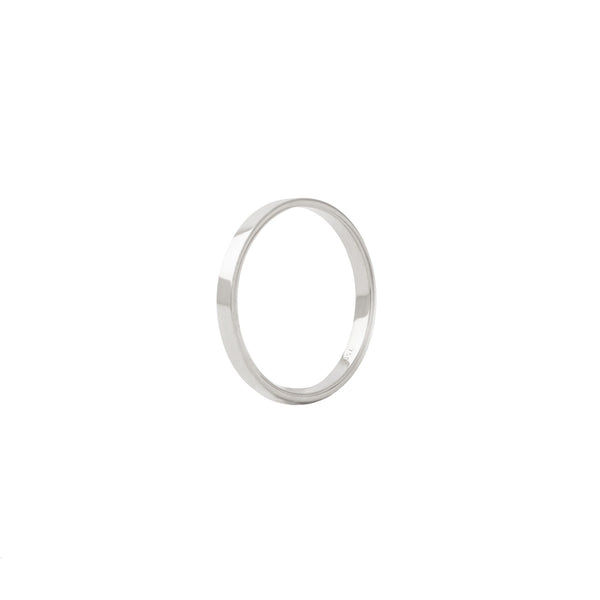 Unisex I 18K Hvidguld Ring