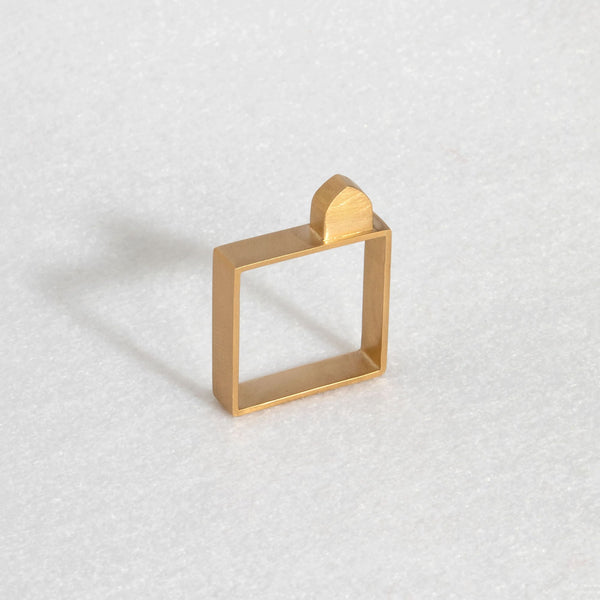 Carole Chiotasso | The Monjoie Square 18K Gold Ring