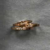 MOON Phases 14K Guld Ring m. Diamanter