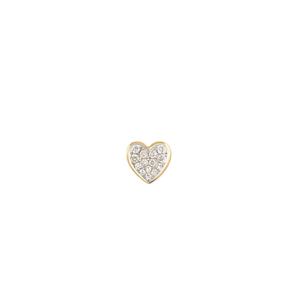 Modern Words Fine Heart Ohrstecker