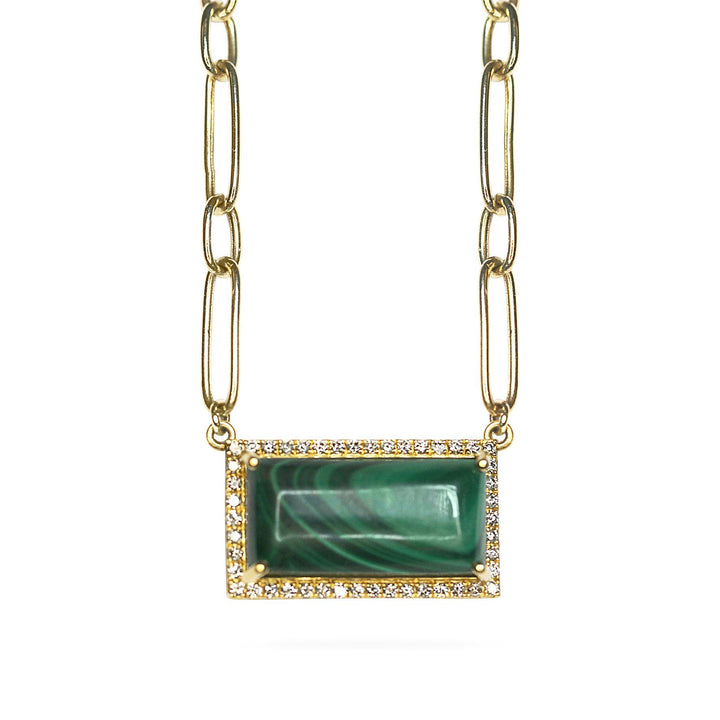 Maia 14K Gold Necklace w. Diamonds