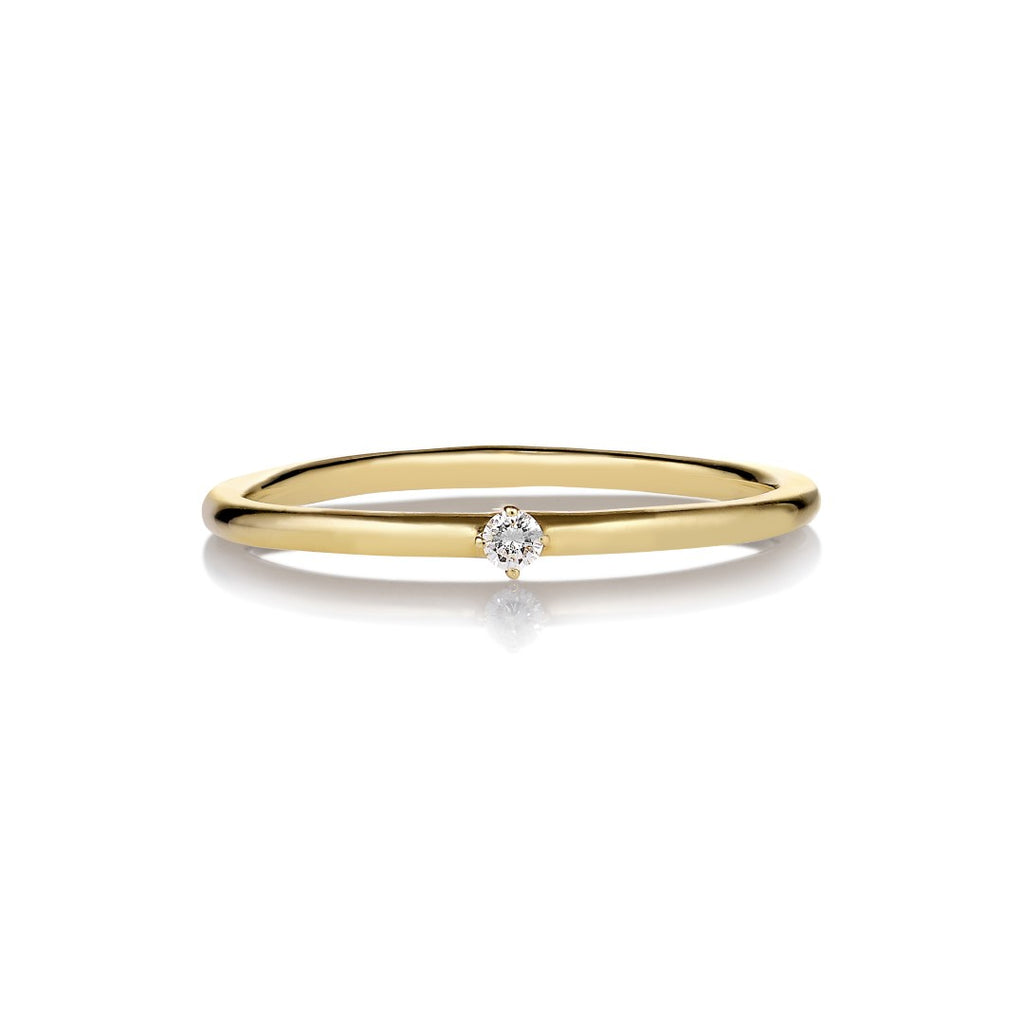 Malene 1.8 White 14K Gold Ring w. Diamond