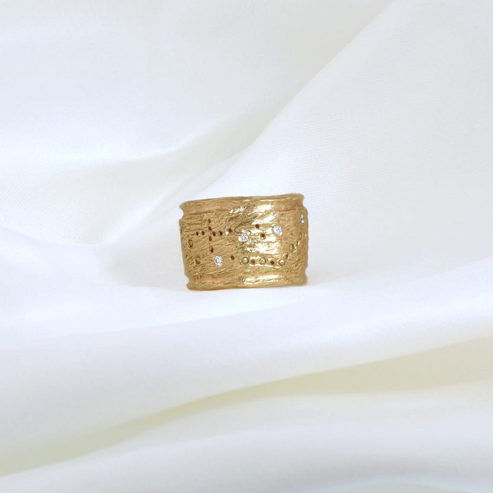 Milky Way Goldring aus 18K