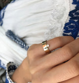 Annie 14K Gold Ring w. Yellow Sapphire