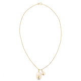 Baroque & Freshwater 14K & 18K Necklace w. Pearls