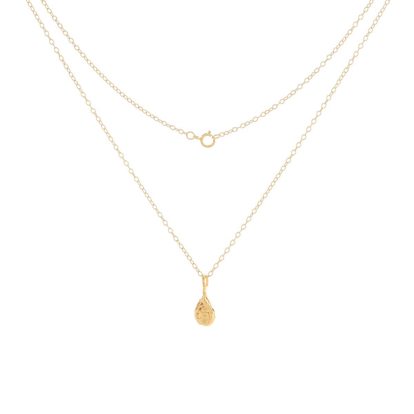 Mini Nugget Gold Plated Necklace