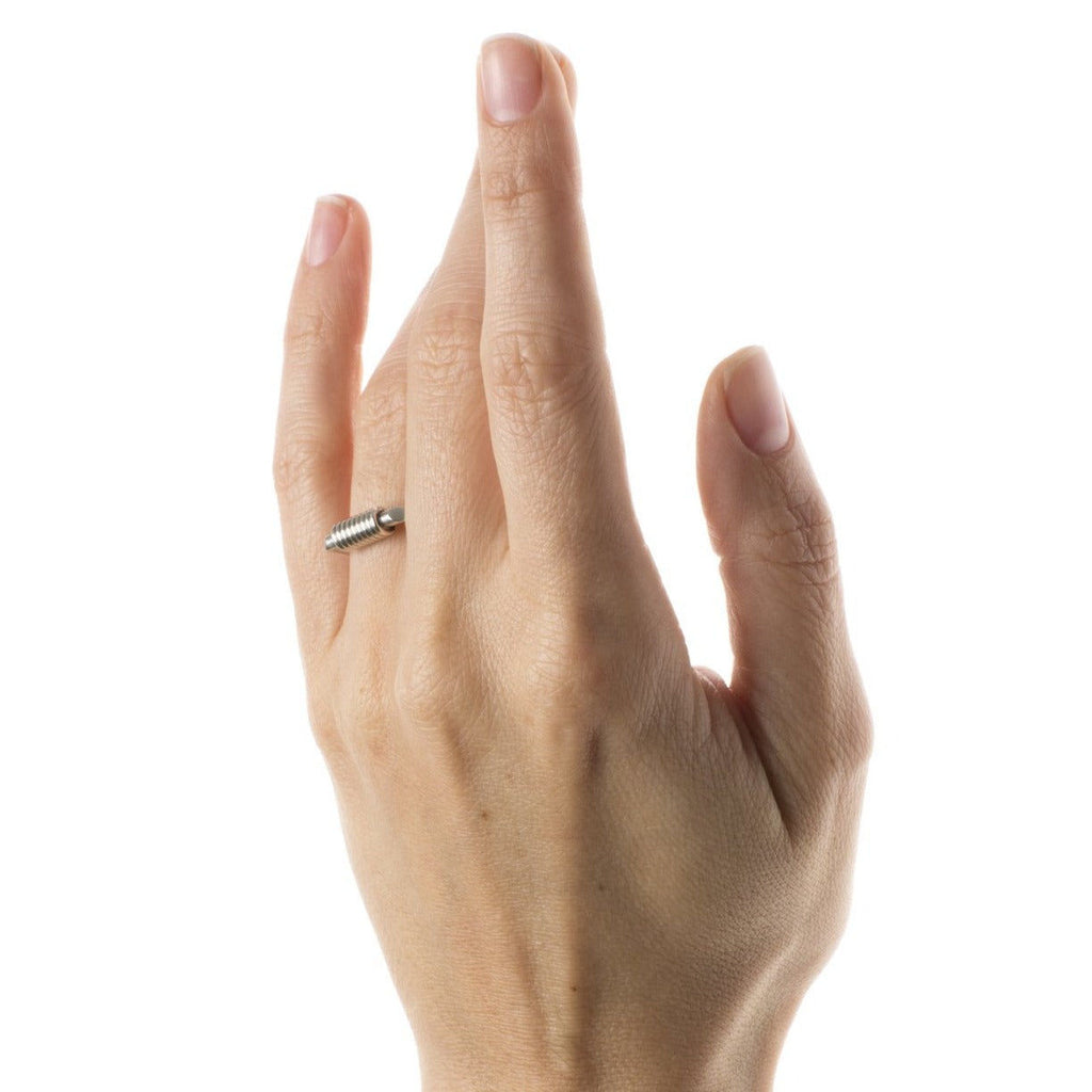 Mini Bullet Ring Silver