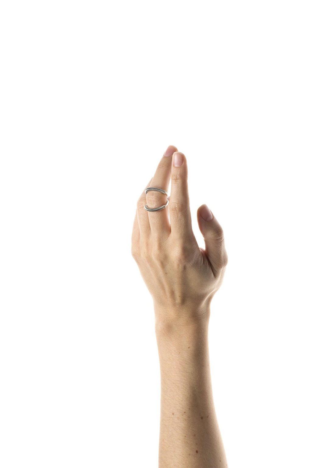 Mini Martini Viper Ring Silver